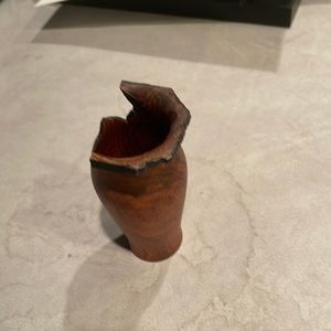 Wooden vase